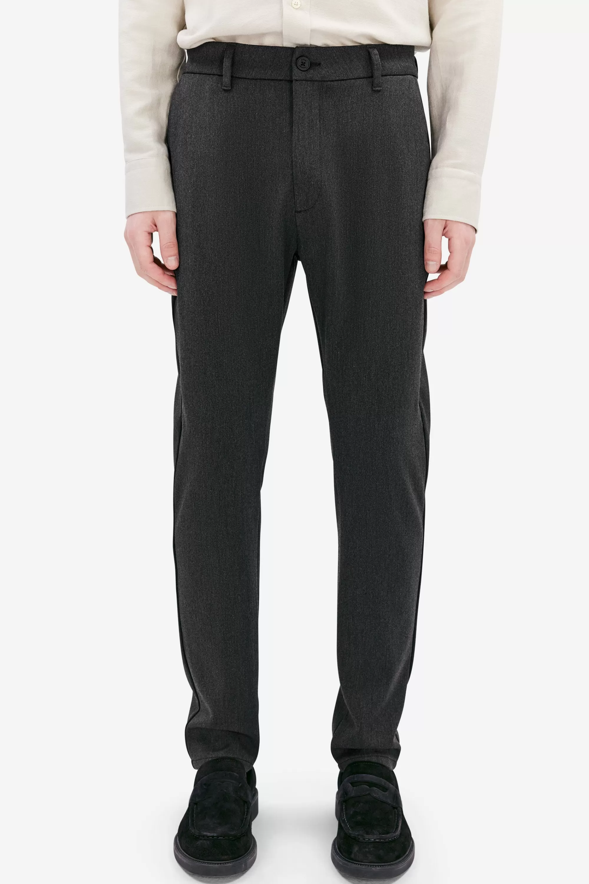 crimson_stretch_grey_melange_2.webp Best Sale Crimson stretch grey melange Byxor