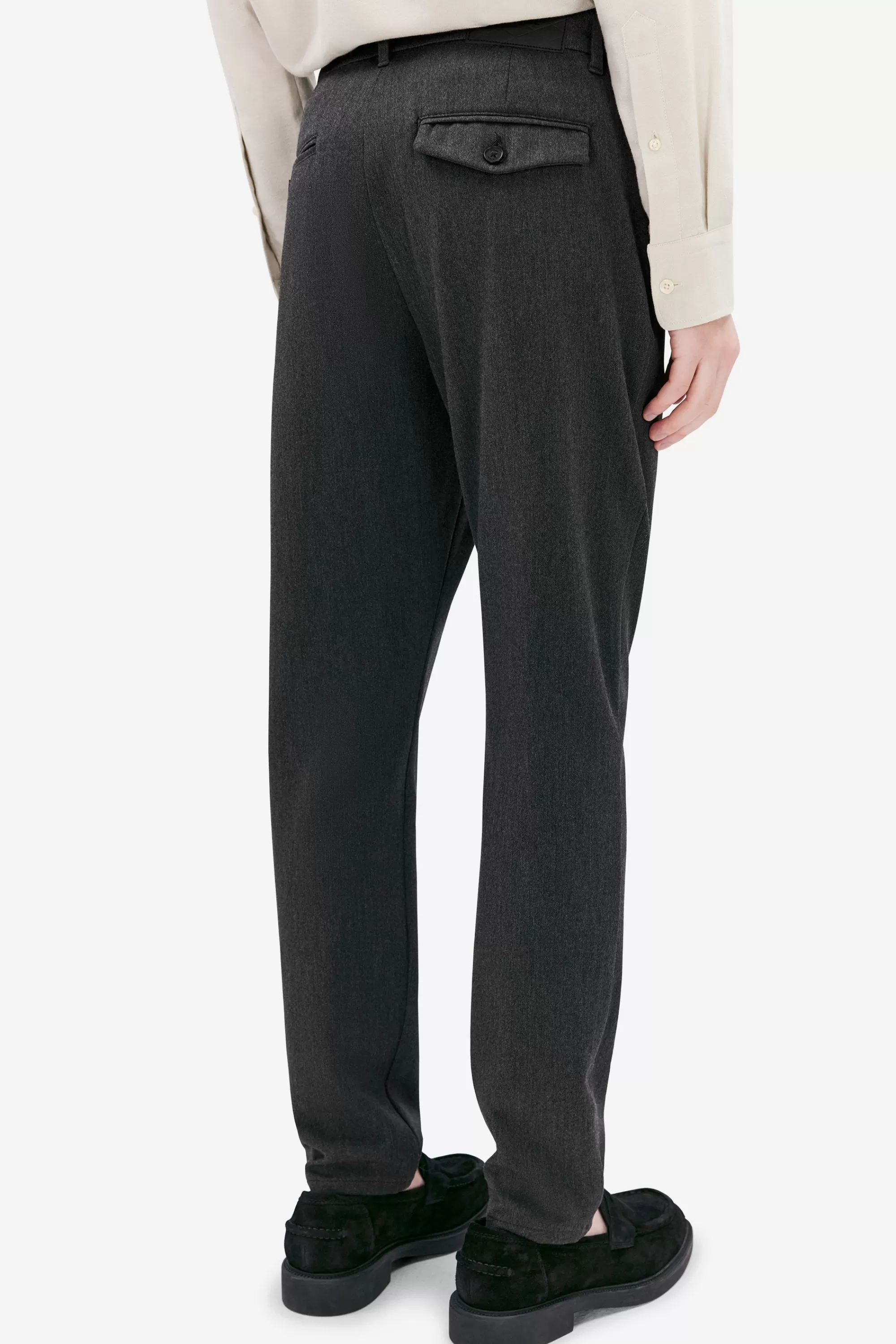 crimson_stretch_grey_melange_4.webp Best Sale Crimson stretch grey melange Byxor