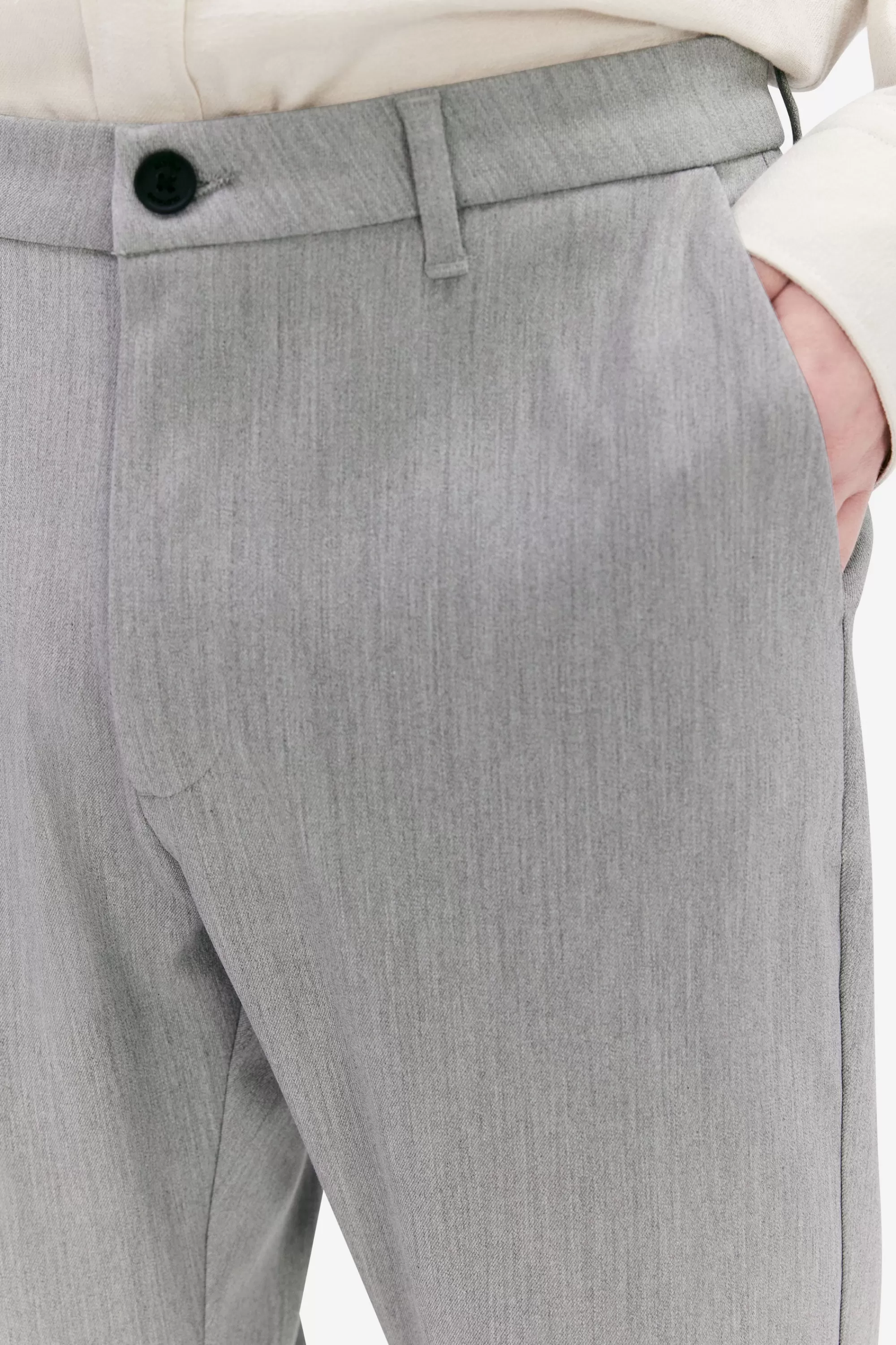 crimson_stretch_light_grey_melange_3.webp Best Crimson stretch light grey melange Byxor