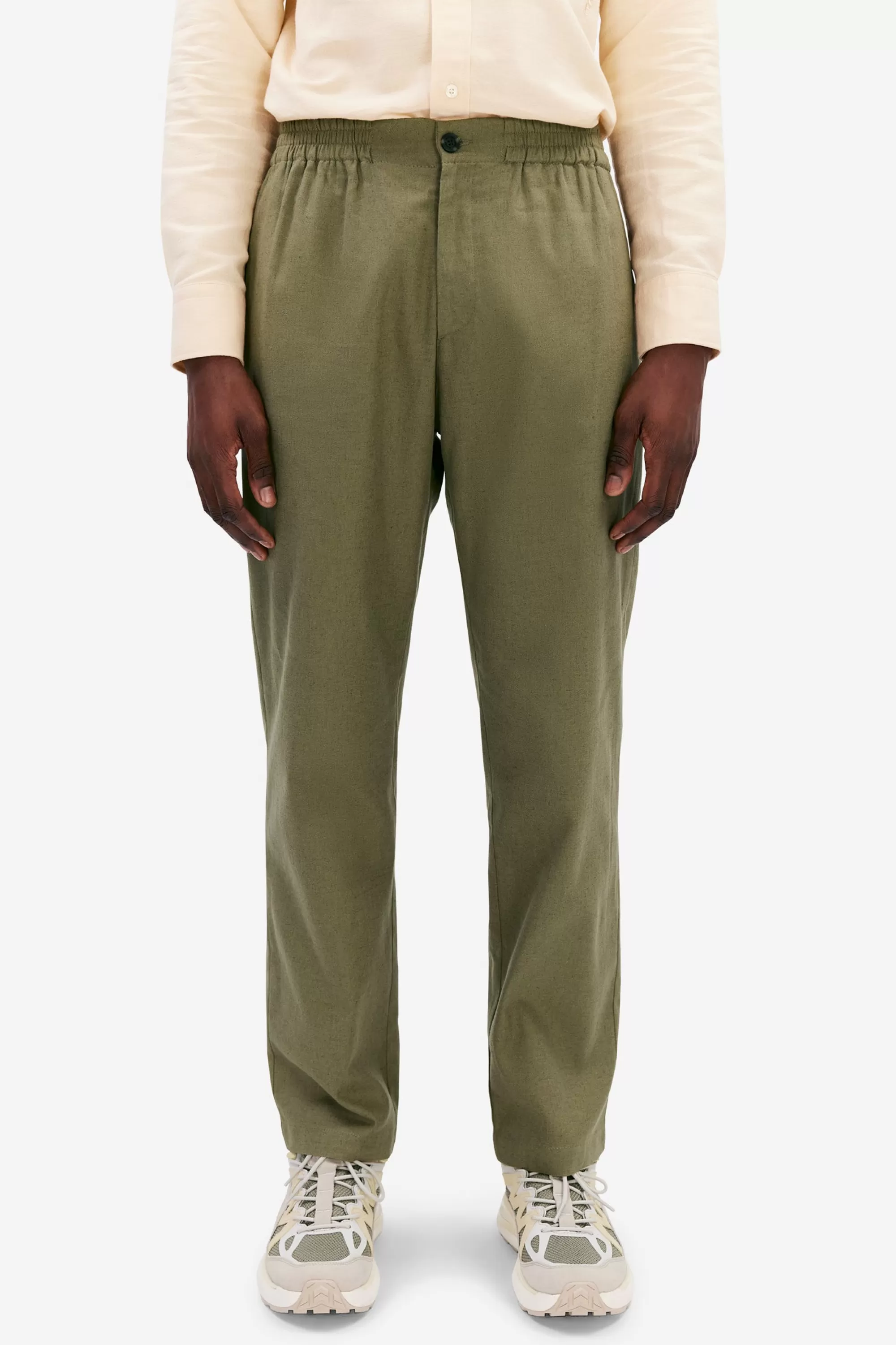 johanson_linen_olive_2.webp Shop Johanson Linen olive Byxor
