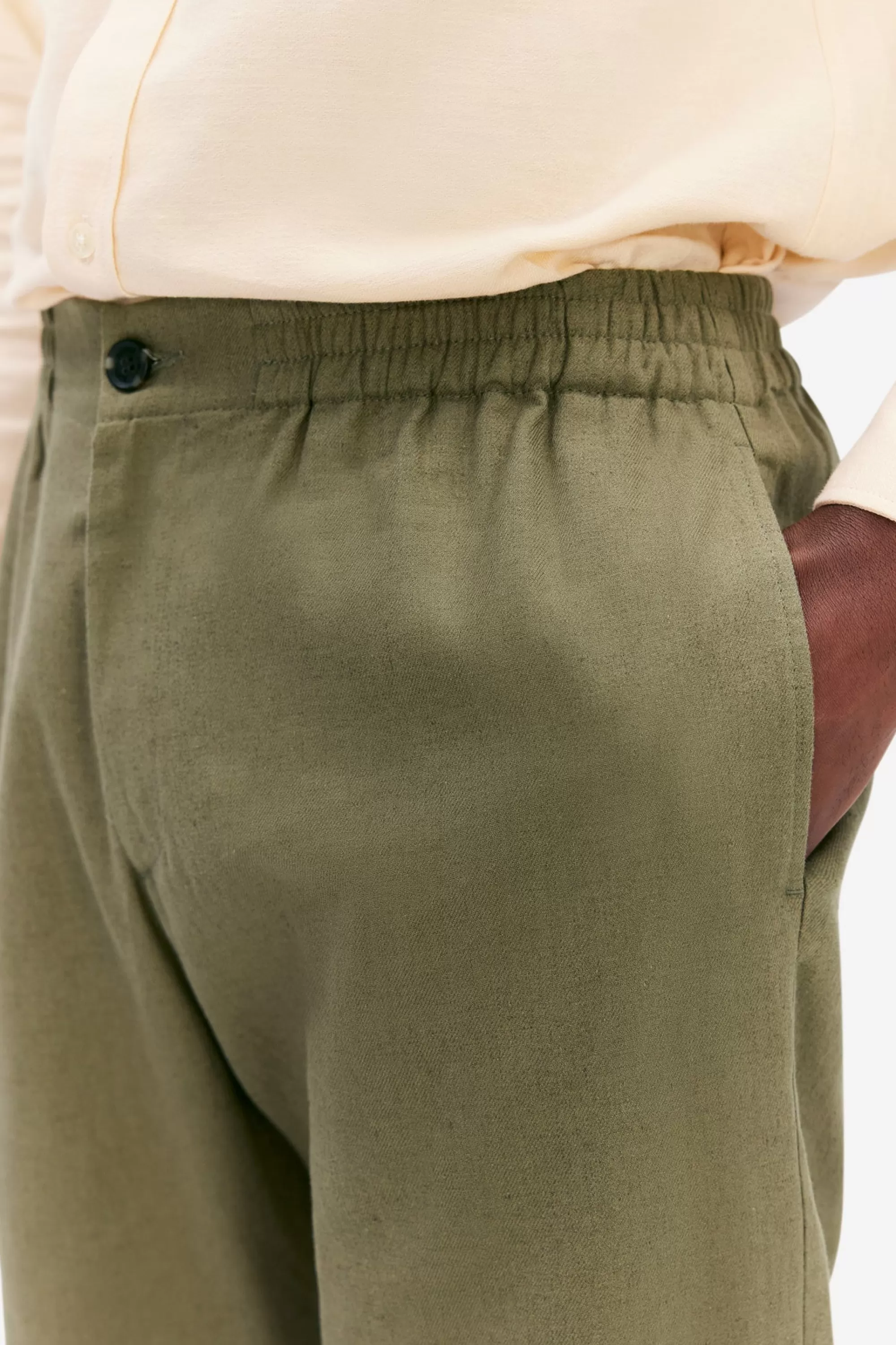 johanson_linen_olive_3.webp Shop Johanson Linen olive Byxor